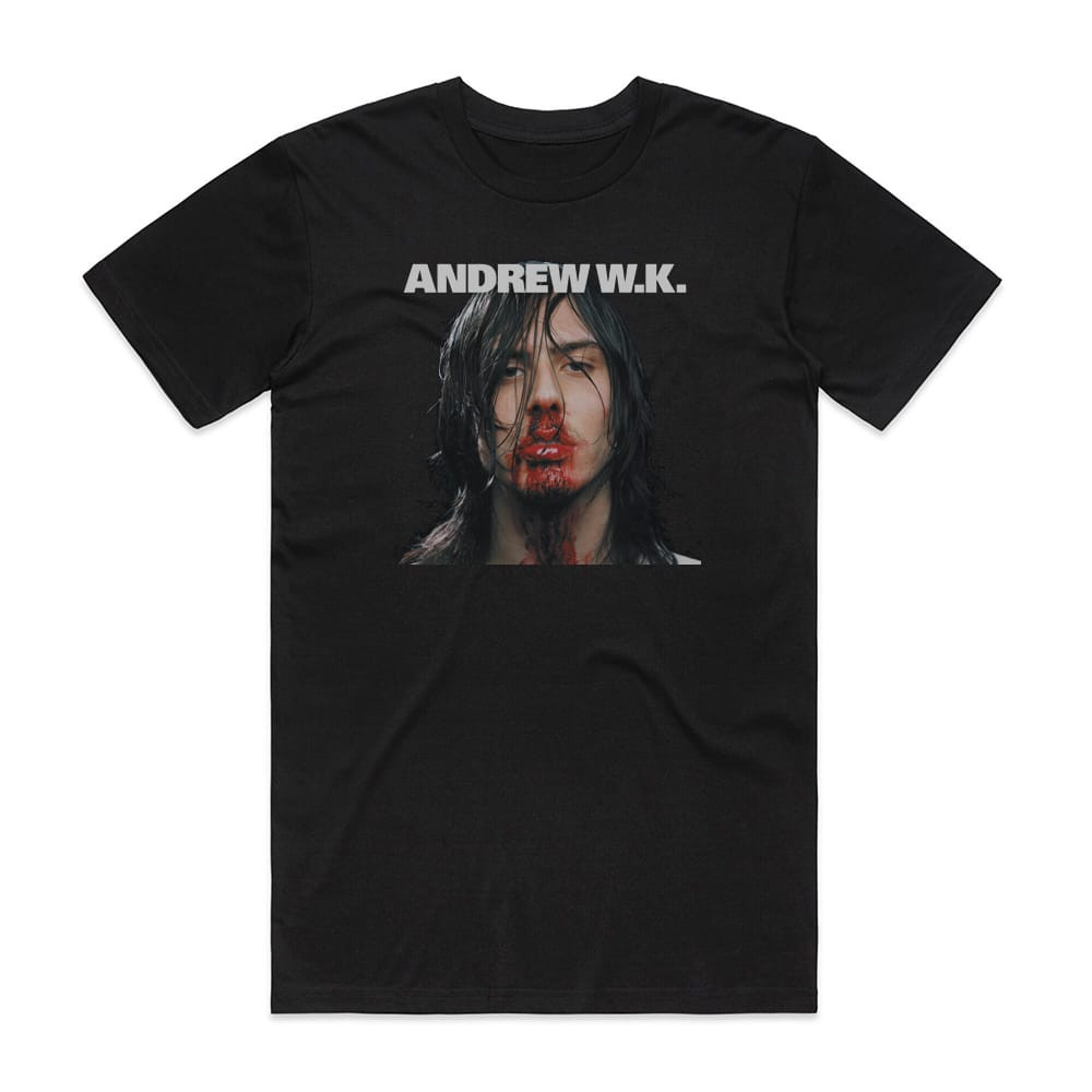 Andrew WK I Get Wet Album Cover T-Shirt Black