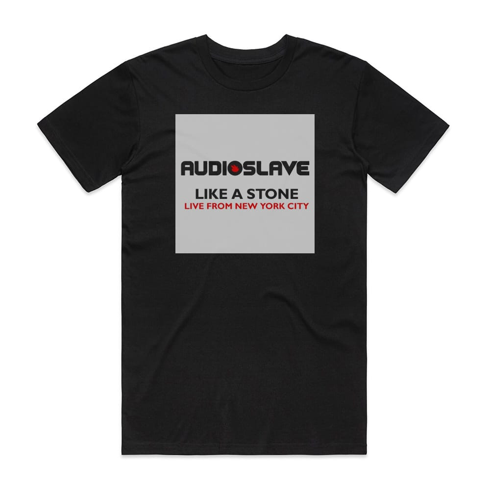 Audioslave Like A Stone 1 Album Cover T-Shirt Black
