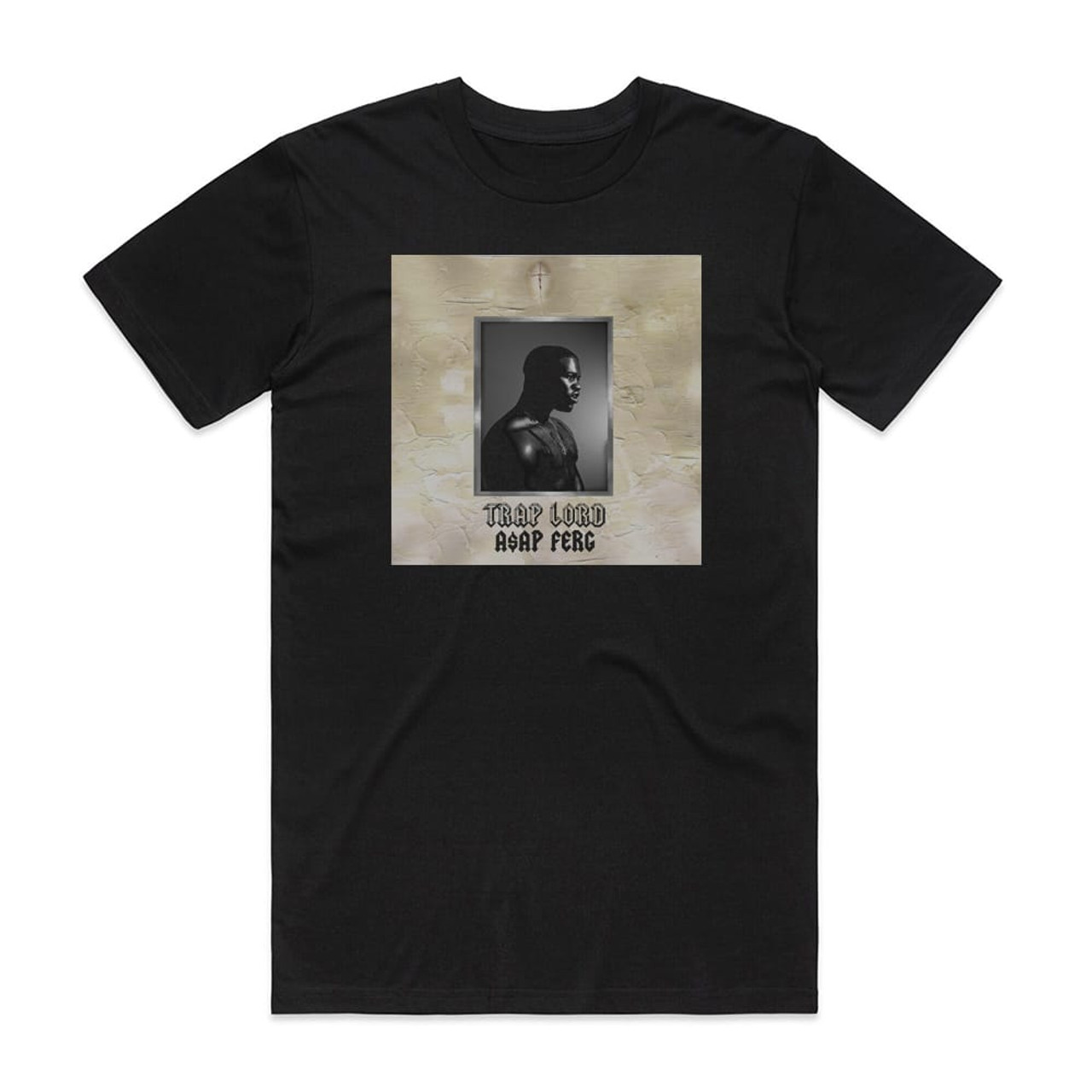 Forsøg skal hund ASAP Ferg Trap Lord Album Cover T-Shirt Black