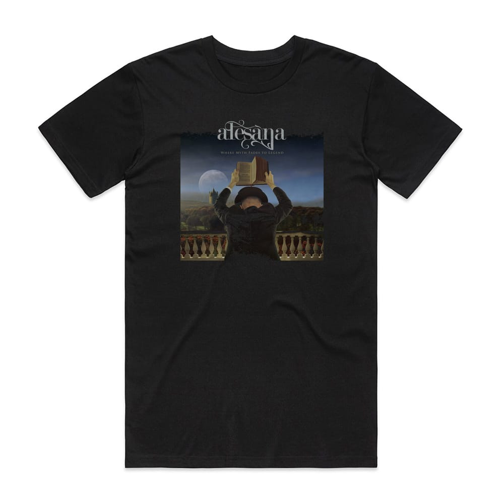 Alesana Where Myth Fades To Legend Album Cover T-Shirt Black