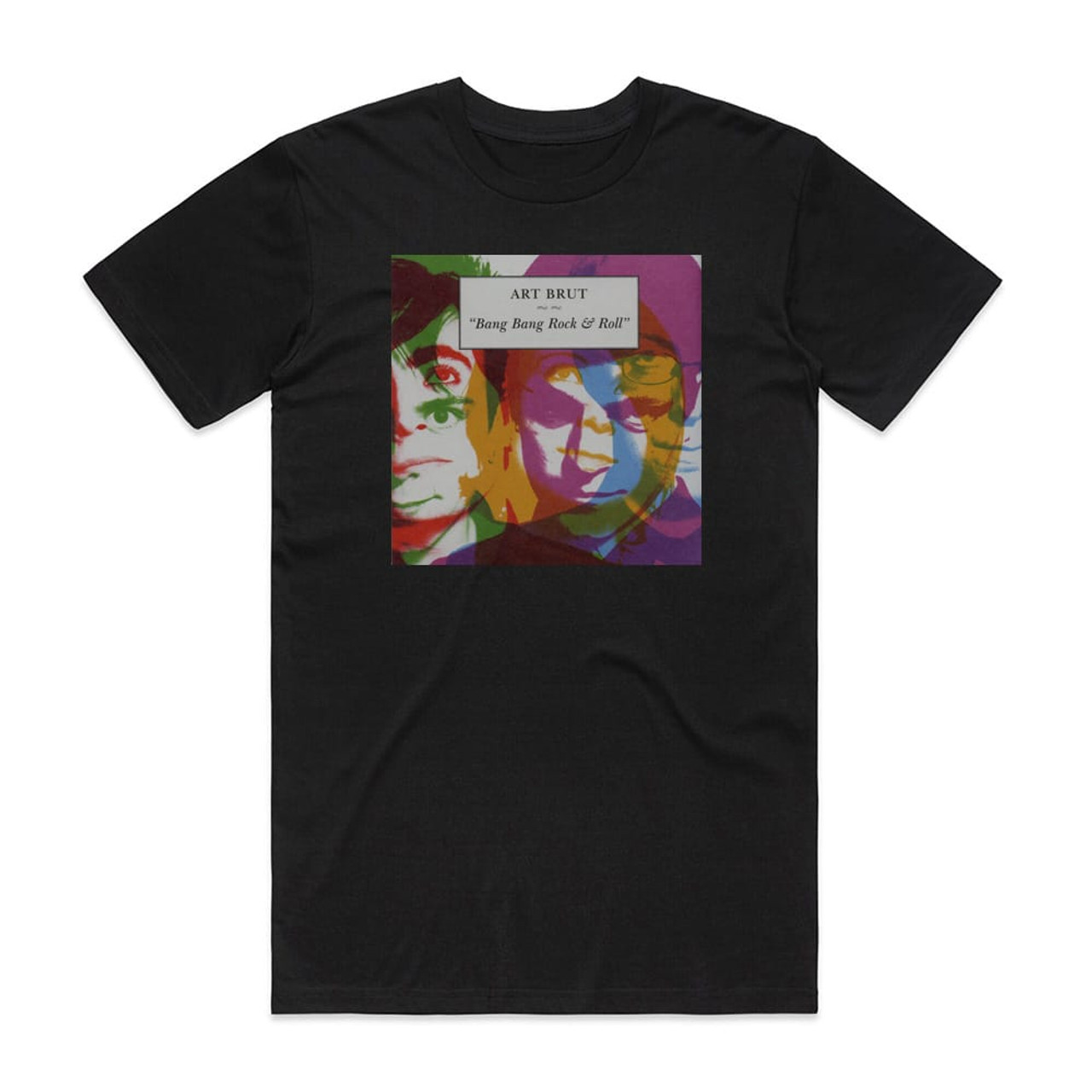 Art Brut Bang Bang Rock Roll Album Cover T-Shirt Black