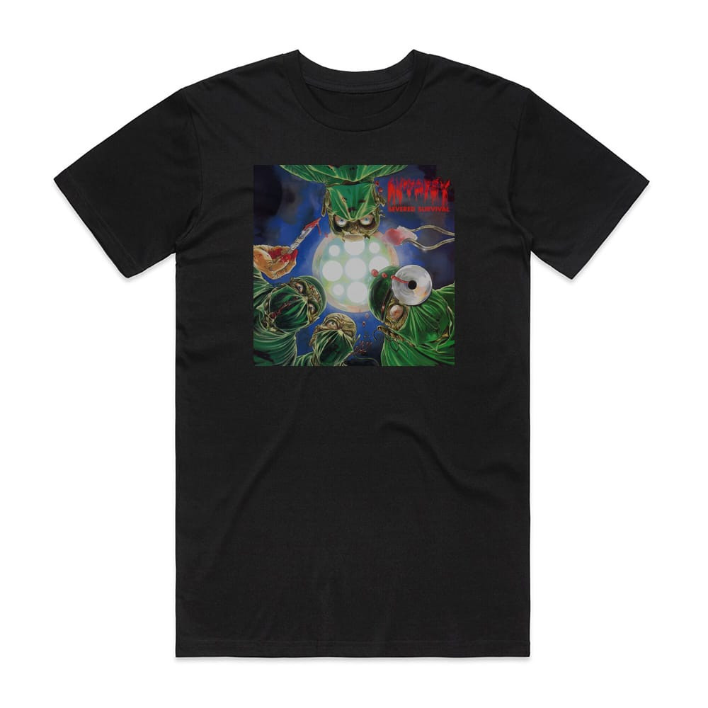 Autopsy Severed Survival 2 Album Cover T-Shirt Black