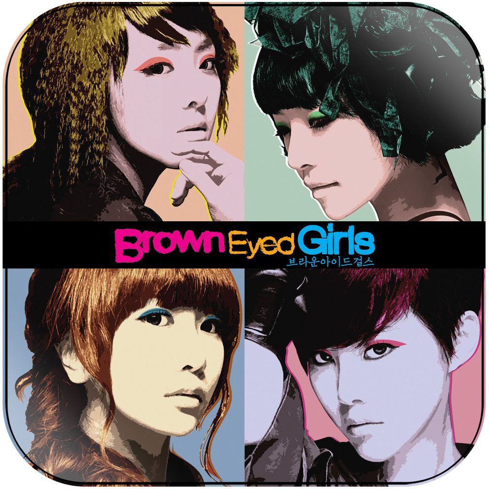 Brown Eyed Girls Sound G Sign Album Cover Sticker Album Cover Sticker