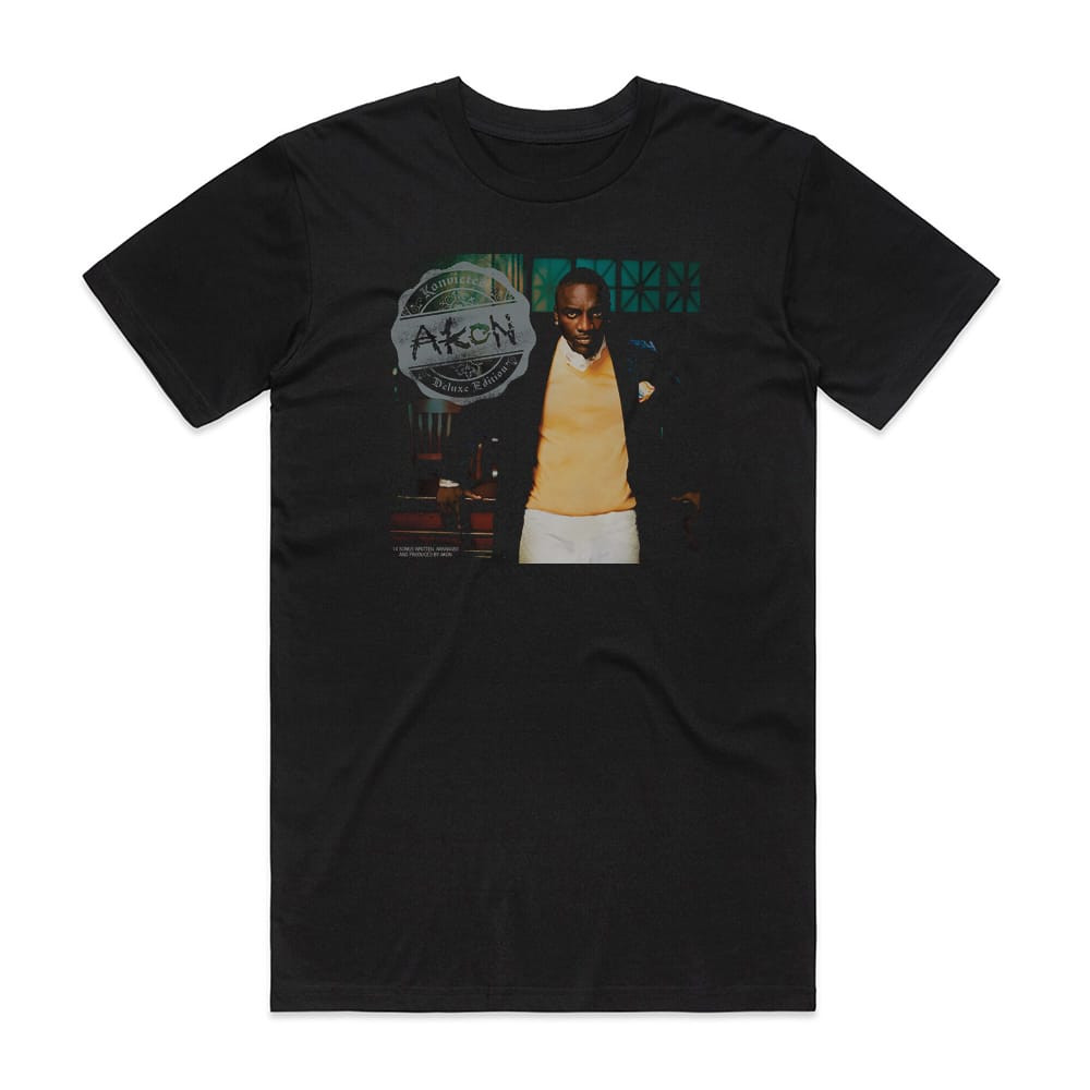 Akon Konvicted Album Cover T-Shirt Black