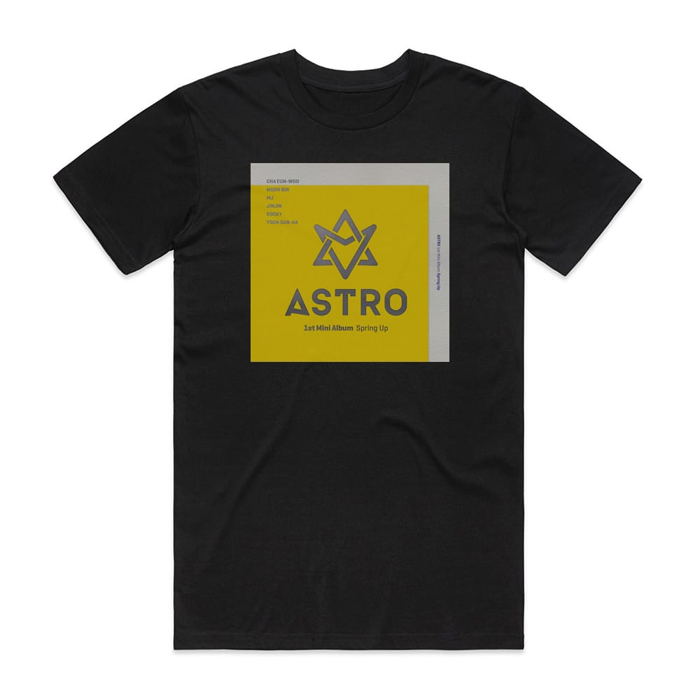 ASTRO Spring Up Album Cover T-Shirt Black ASTRO Spring Up Album Cover T-Shirt Black