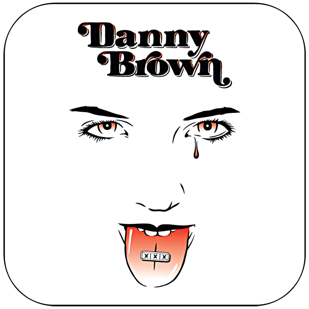 Danny Brown Flashing Lights Album Cover Sticker Album Cover Sticker
