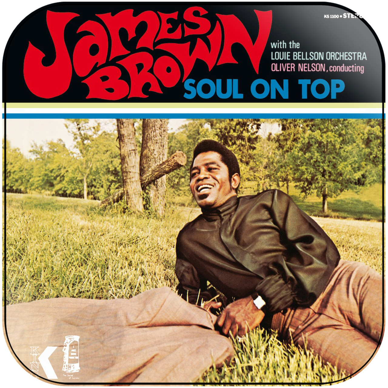 James Brown - Soul Pride 1960 1969 Album Cover Sticker Album Cover Sticker