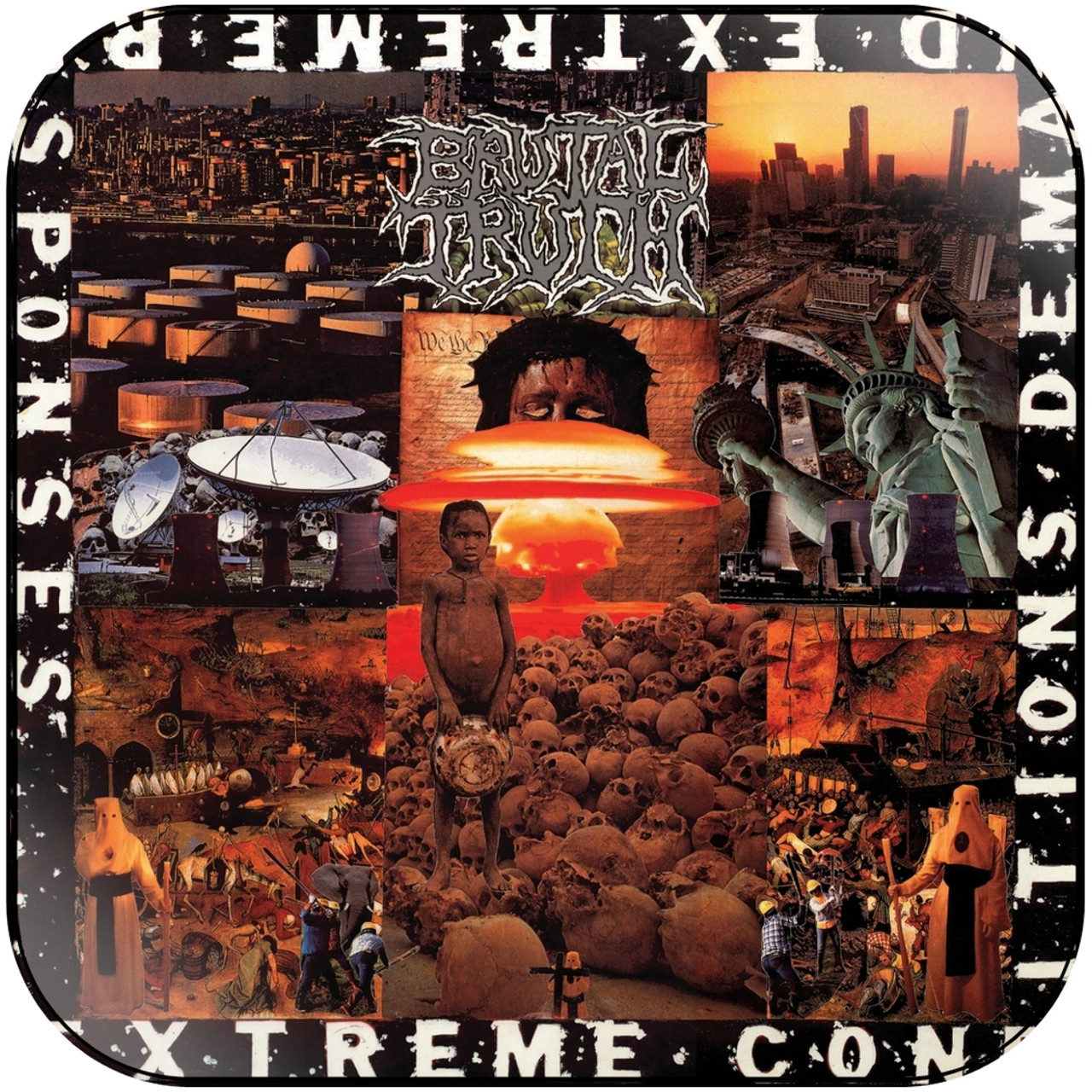 Brutal Truth - Sounds Of The Animal Kingdom Album Cover Sticker Album Cover  Sticker