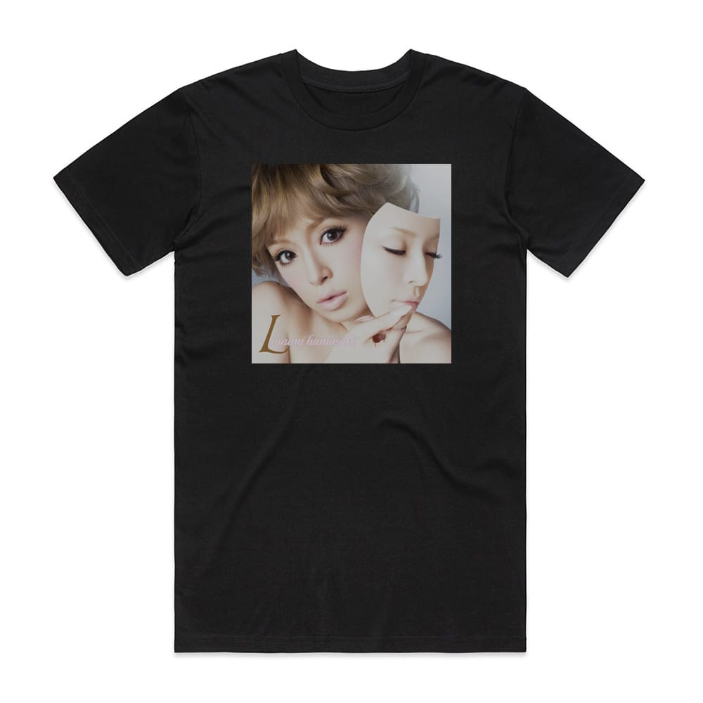 Ayumi Hamasaki L 1 Album Cover T-Shirt Black