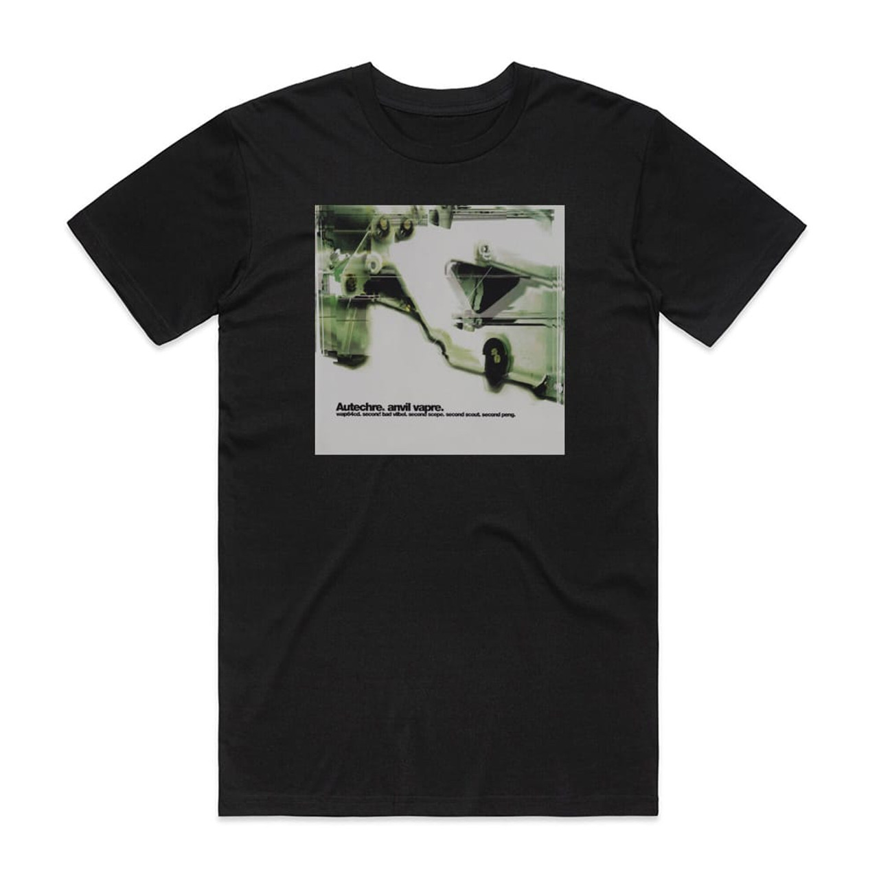 Autechre Anvil Vapre Album Cover T-Shirt Black