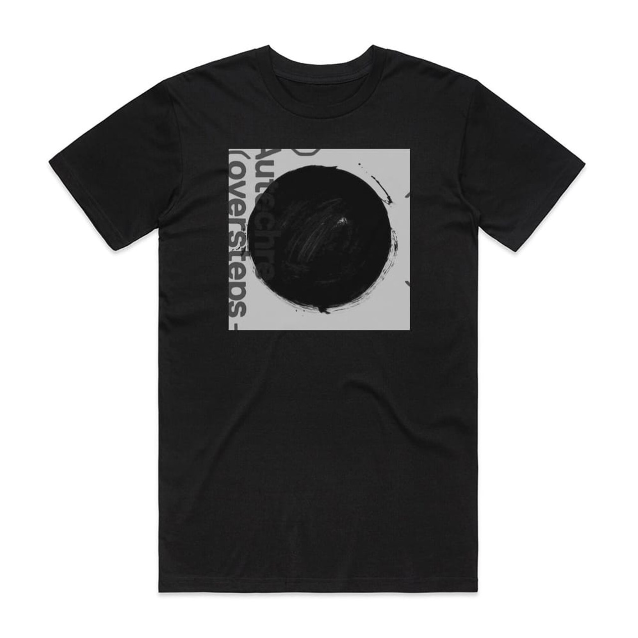 L*e様 Autechre Oversteps Tシャツ Autechre Oversteps Album Cover T-Shirt Black
