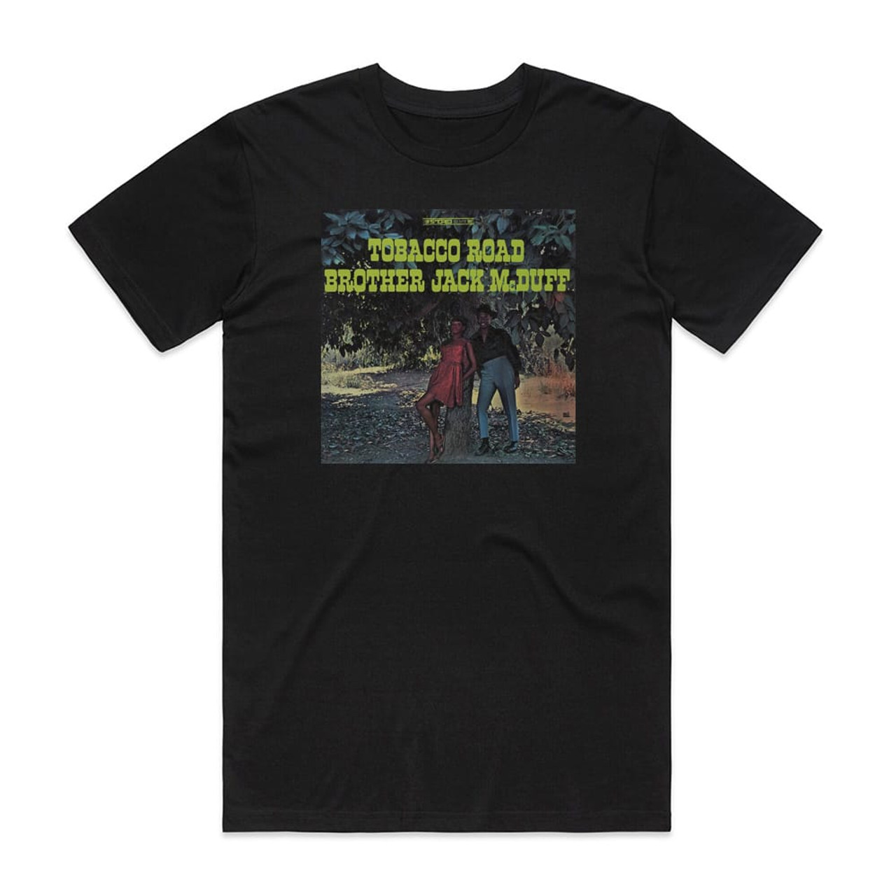 Brother Jack McDuff Tobacco Road Album Cover T-Shirt Black