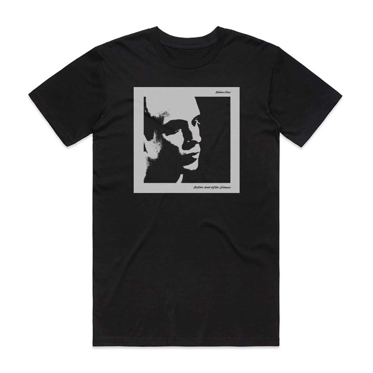 Brian Eno Before And After Science Album Cover T-Shirt Black