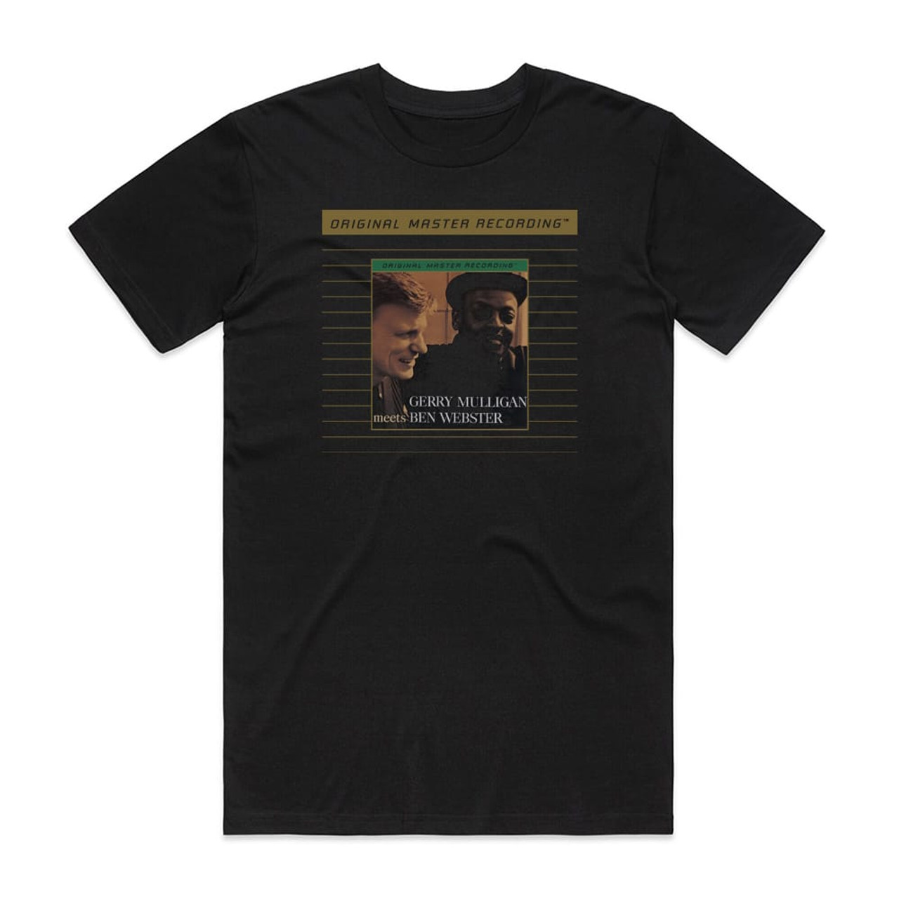 Mulligan　Album　Meets　T-Shirt　Webster　Ben　Ben　Cover　Gerry　Webster　Black