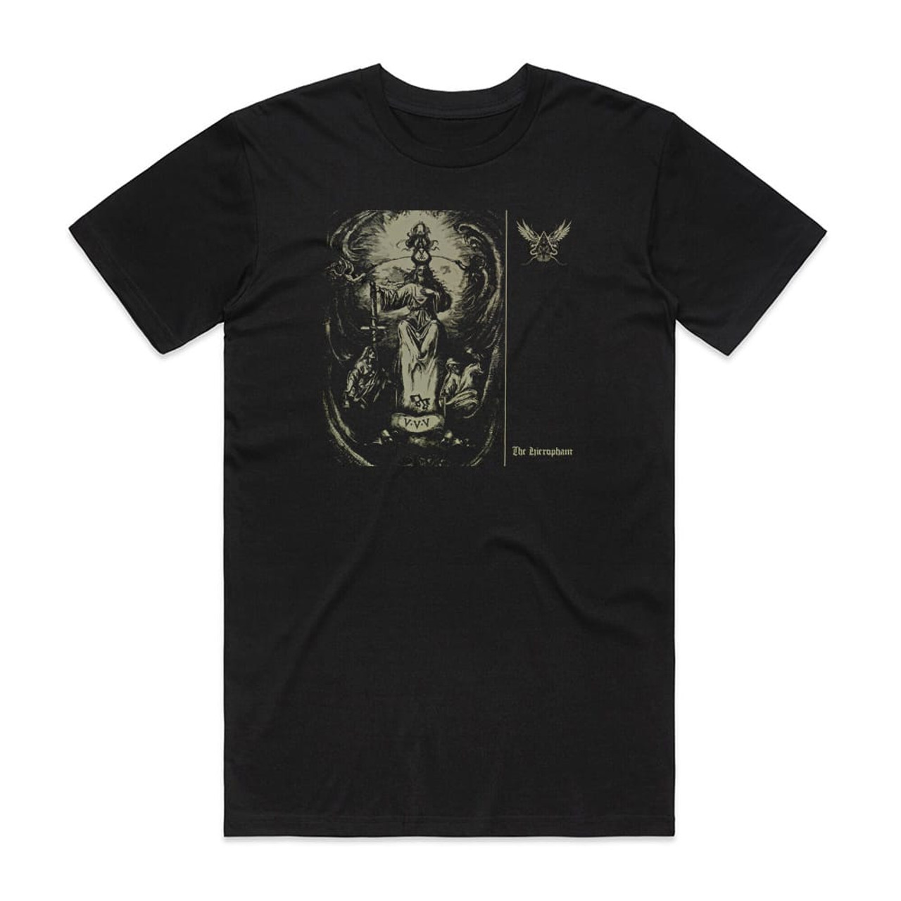 Blaze of Perdition The Hierophant Album Cover T-Shirt Black
