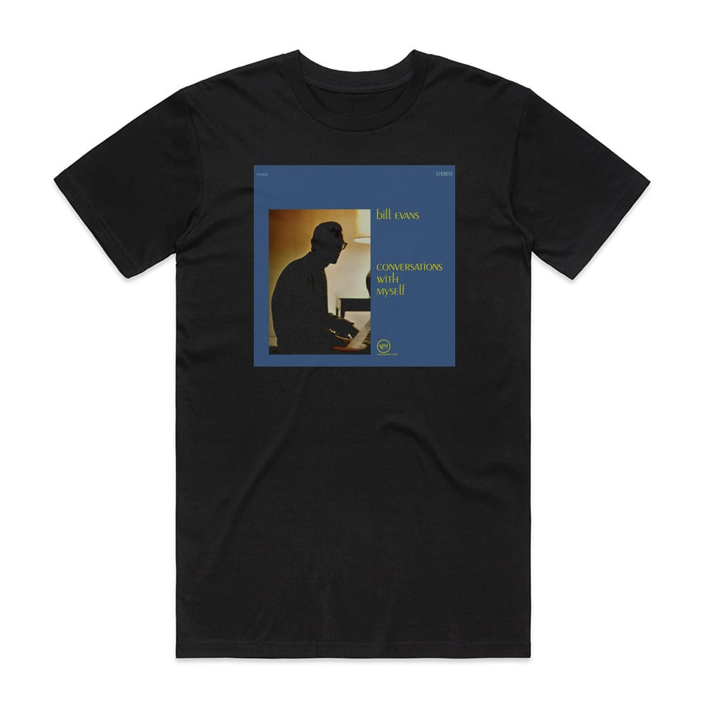 Bill Evans Conversations With Myself Album Cover T-Shirt Black