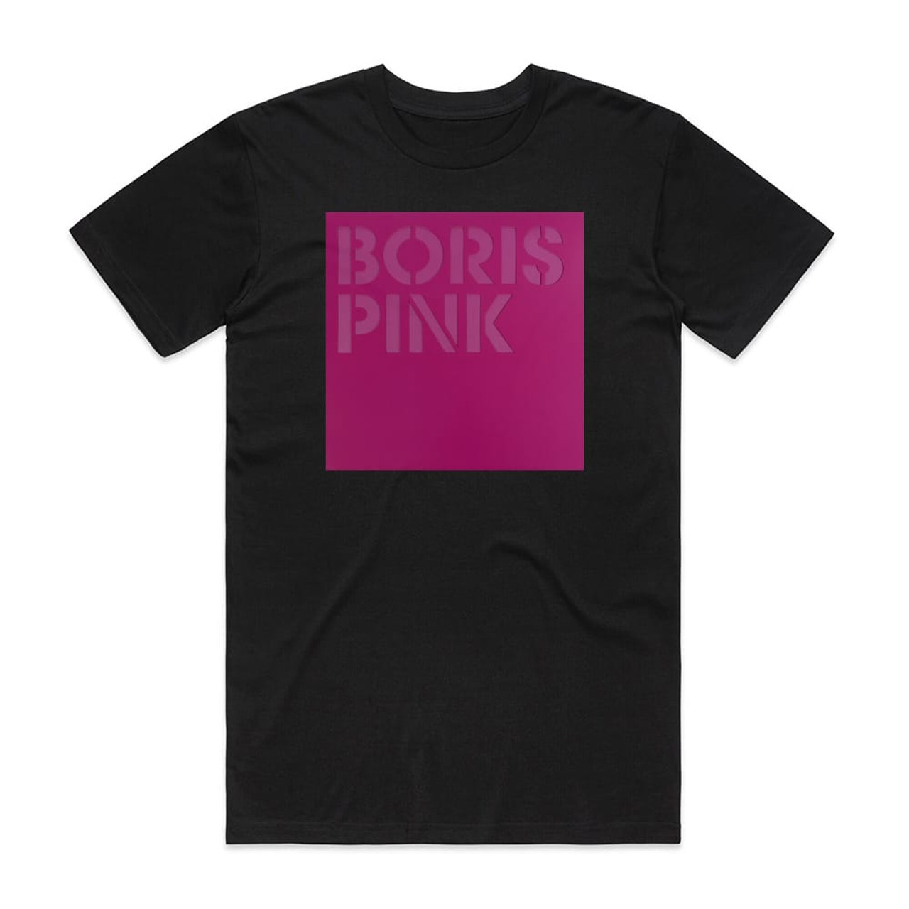 Boris Pink Album Cover T-Shirt Black