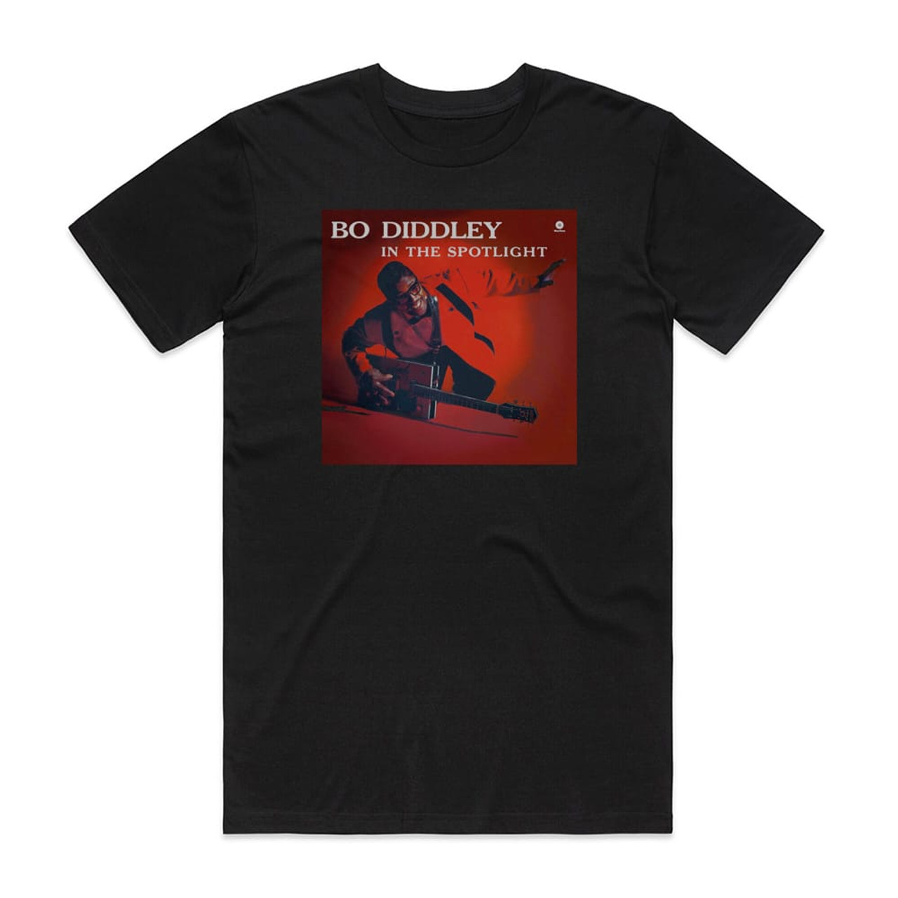 Bo Diddley Bo Diddley In The Spotlight Album Cover T-Shirt Black