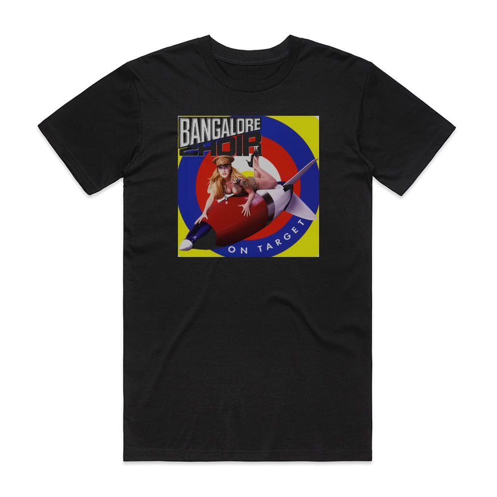 Bangalore Choir On Target Album Cover T-Shirt Black