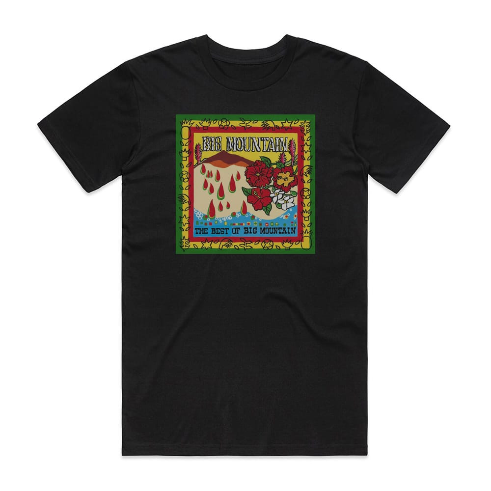 Big Mountain Tシャツ Big Mountain The Best Of Big Mountain Album Cover T-Shirt Black