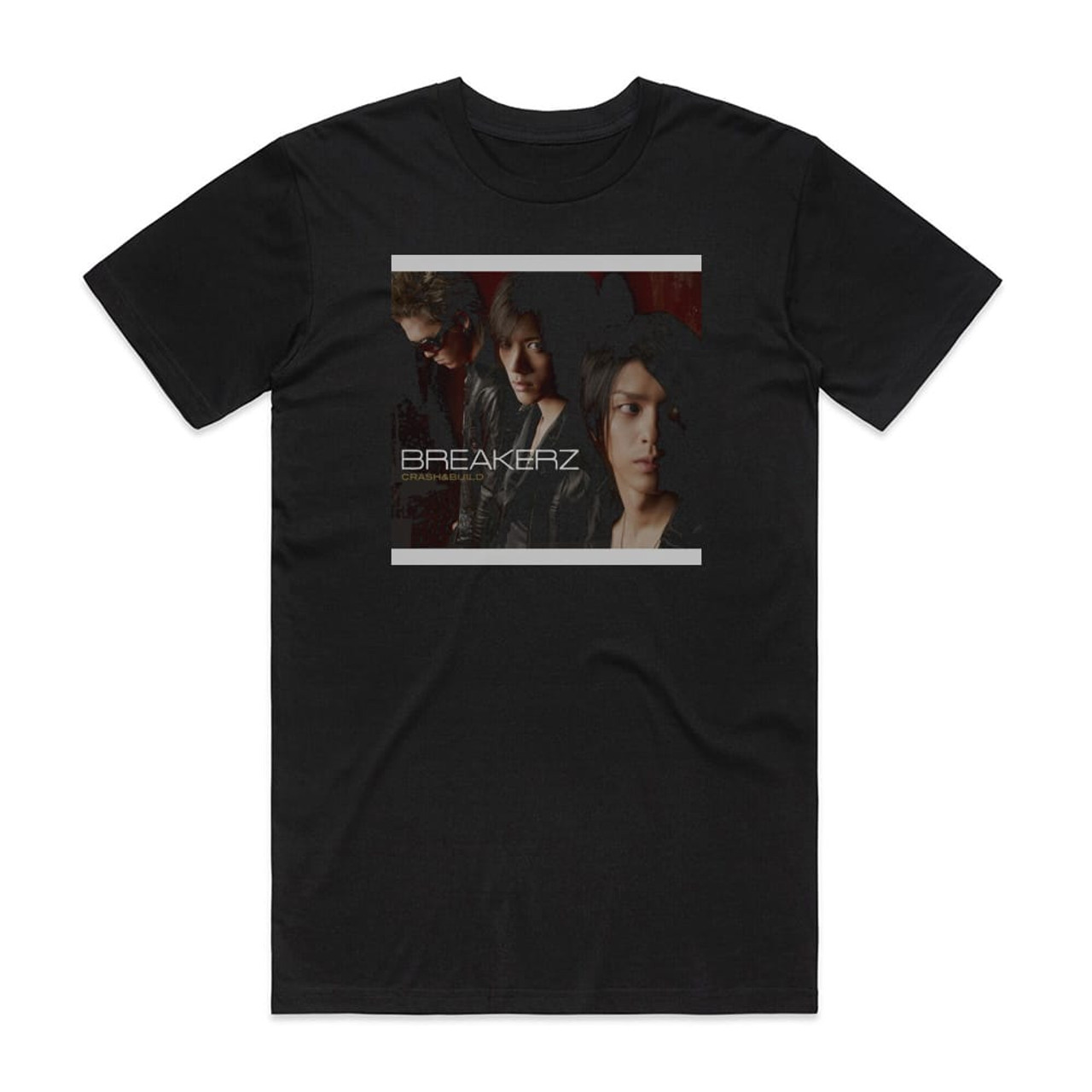 BREAKERZ Crash Build Album Cover T-Shirt Black