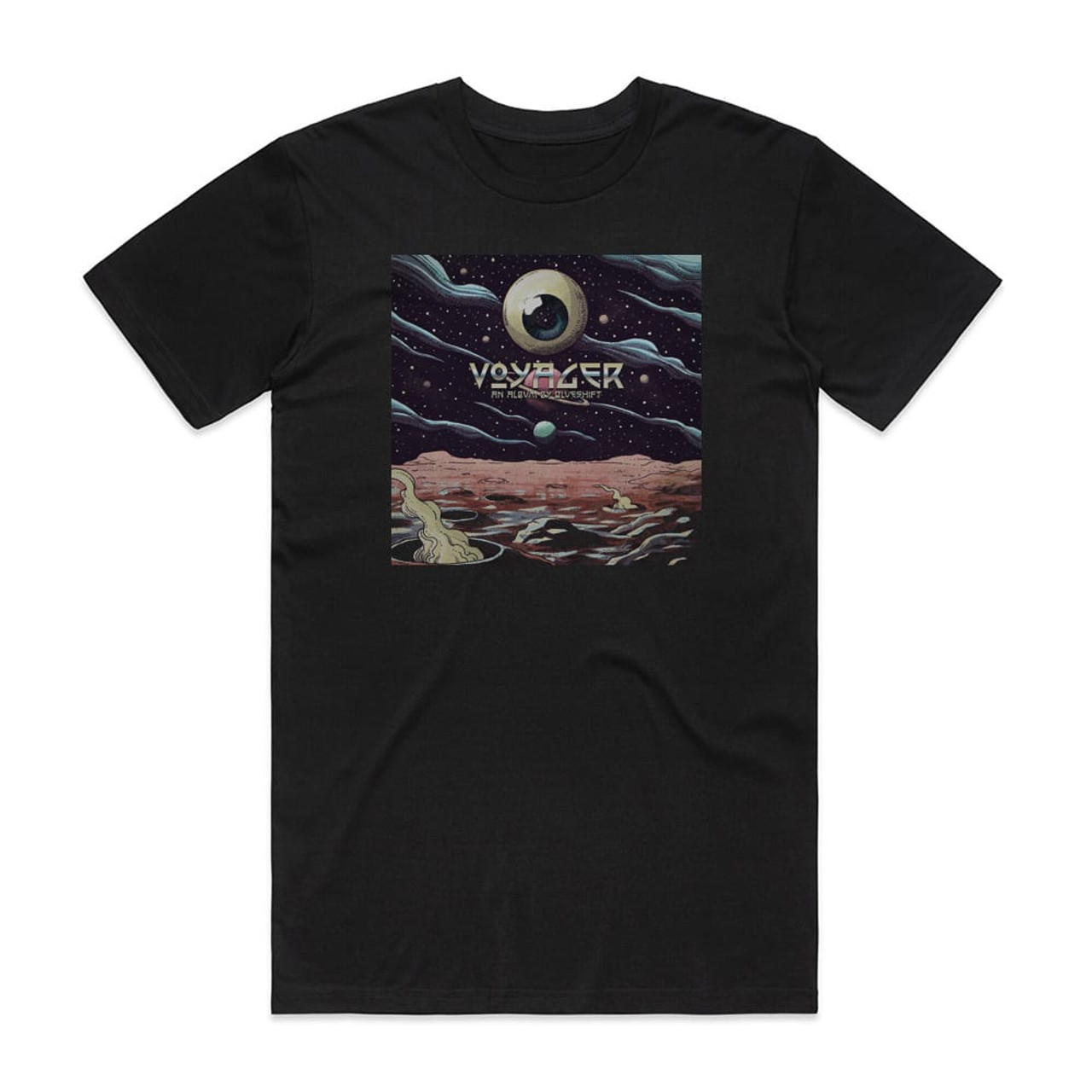 Blueshift Voyager Album Cover T-Shirt Black