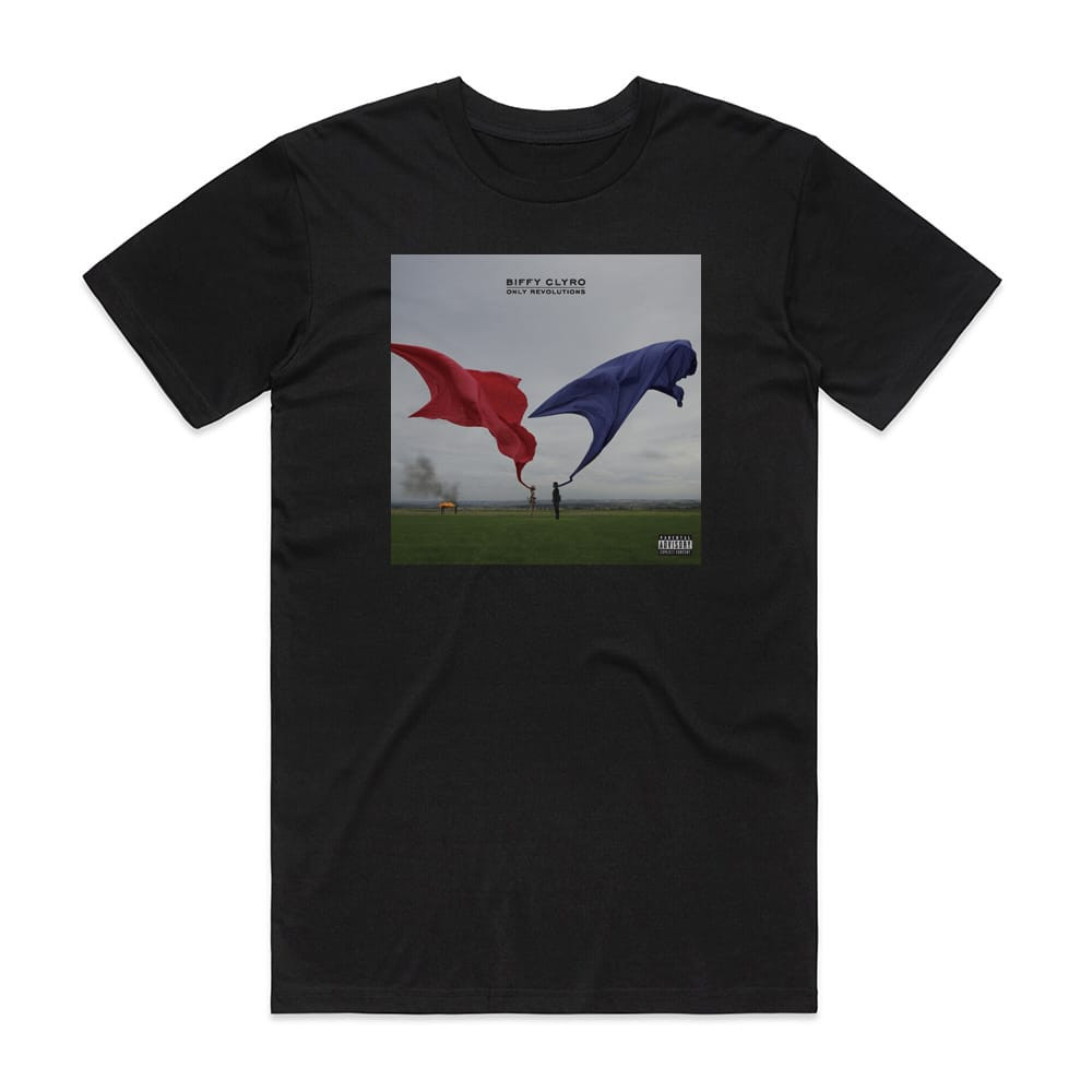 Biffy Clyro Only Revolutions Album Cover T-Shirt Black