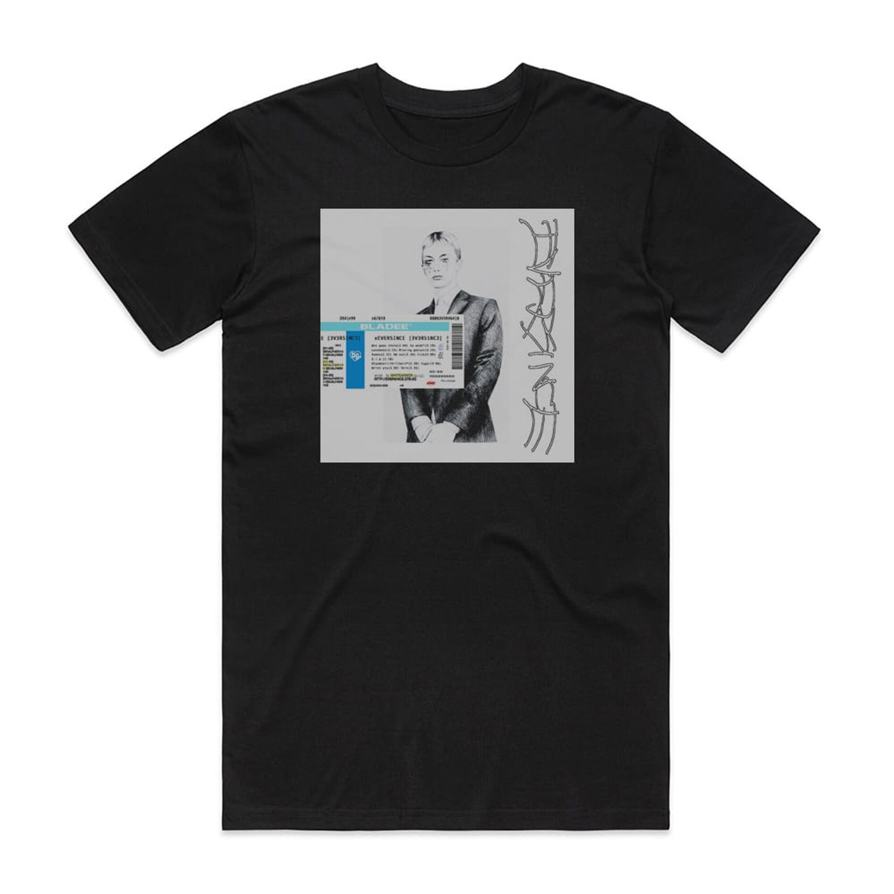 Bladee Eversince Album Cover T-Shirt Black