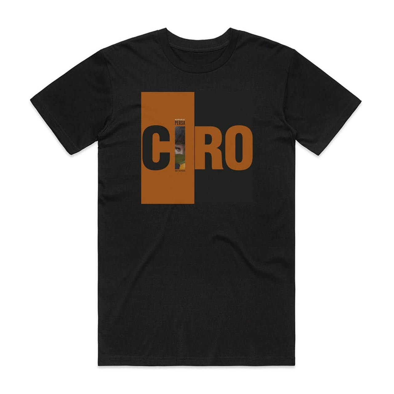 Ciro y Los Persas Naranja Persa Album Cover T Shirt Black