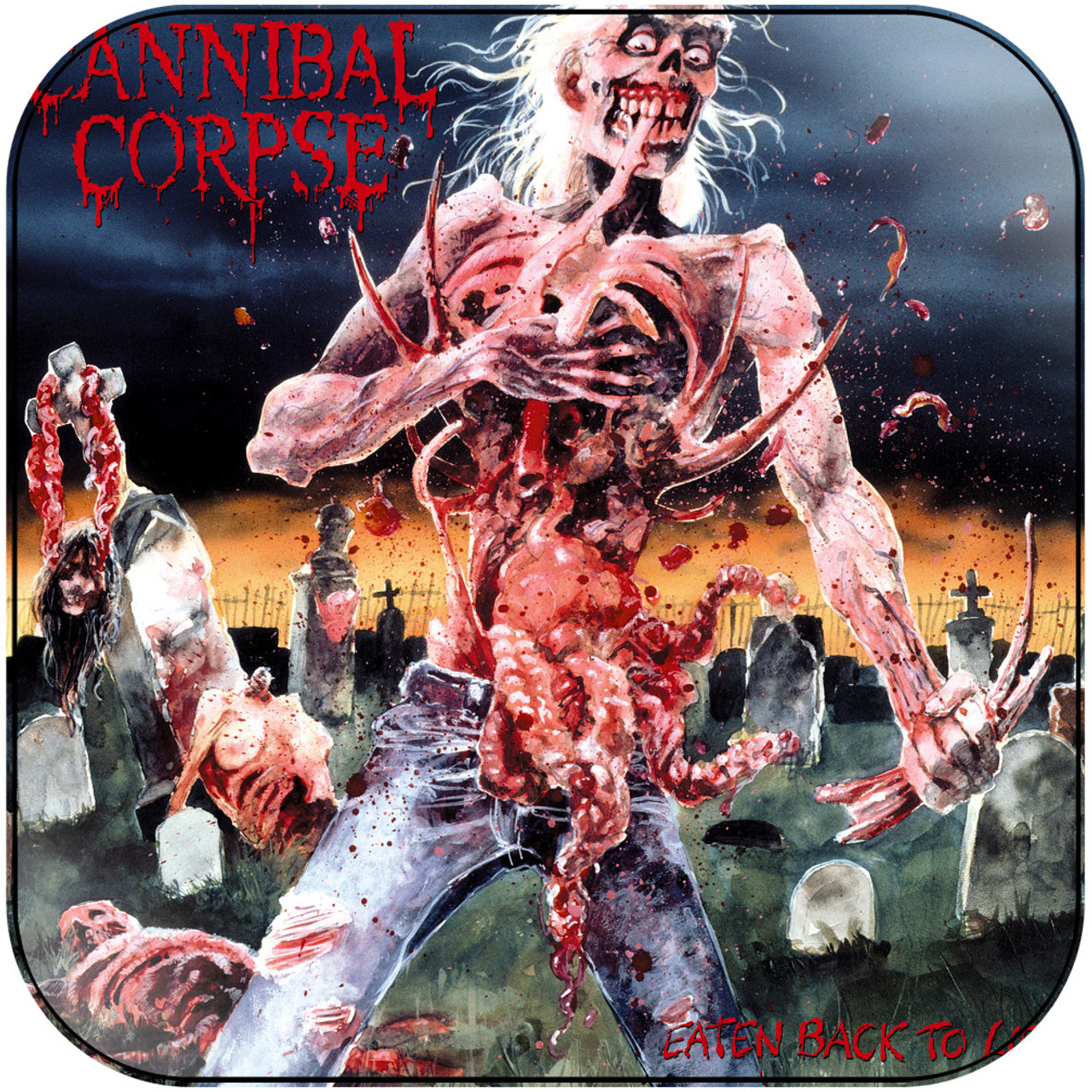 Cannibal Corpse Eaten Back To Life-3 Album Cover Sticker Album