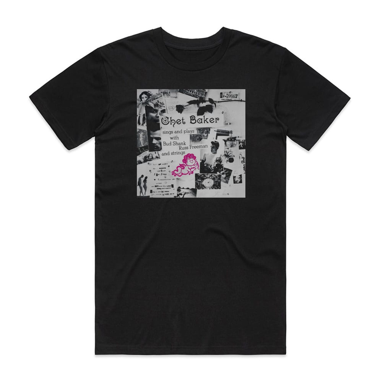 Chet Baker Sings And Plays With Bud Shank Russ Freeman And Strings Album  Cover T-Shirt Black