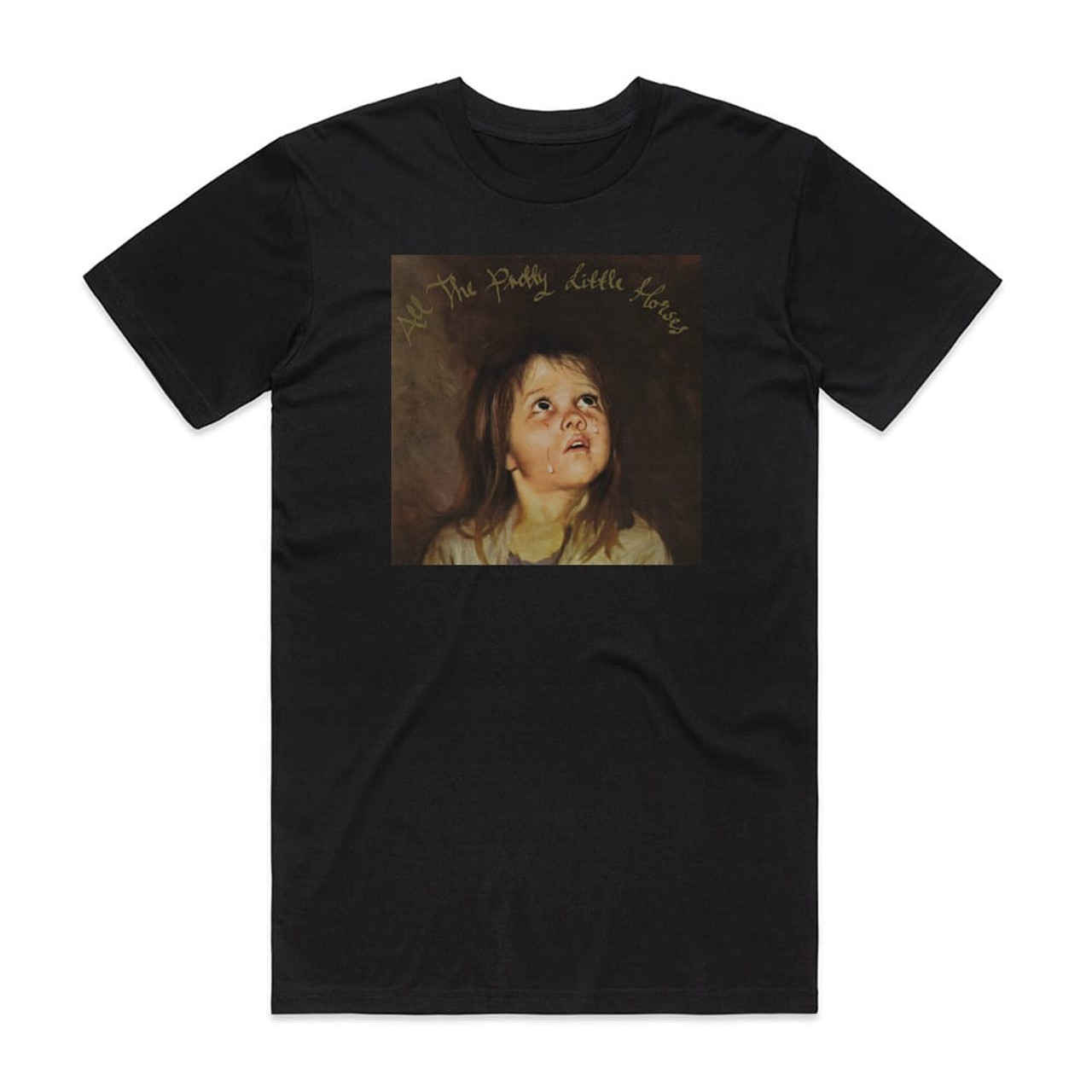 Current 93 All The Pretty Little Horses Album Cover T-Shirt Black