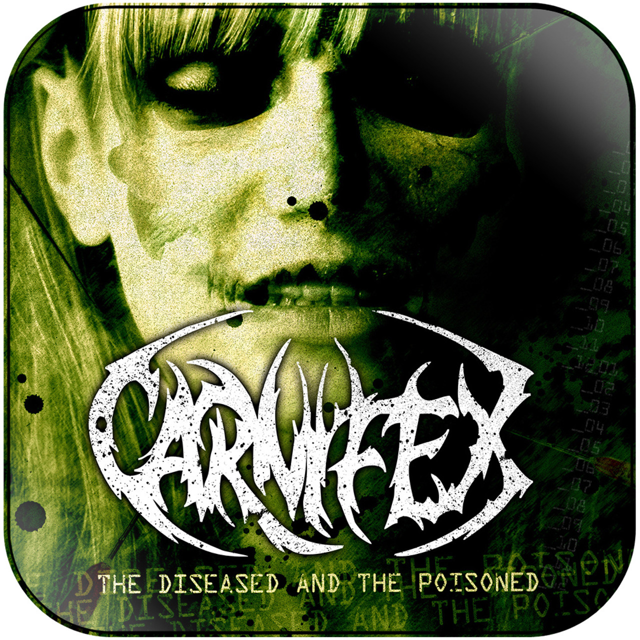 Carnifex - The Diseased And The Poisoned Album Cover Sticker Album Cover  Sticker