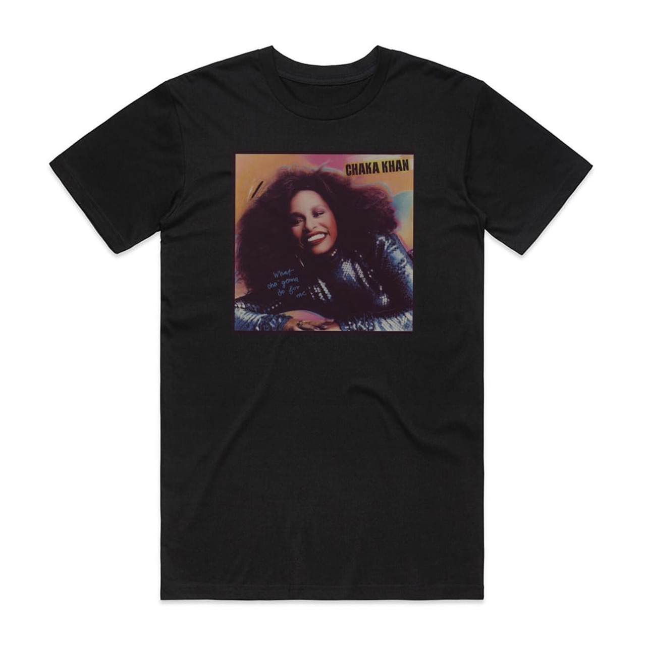 Chaka Khan What Cha Gonna Do For Me Album Cover T Shirt Black