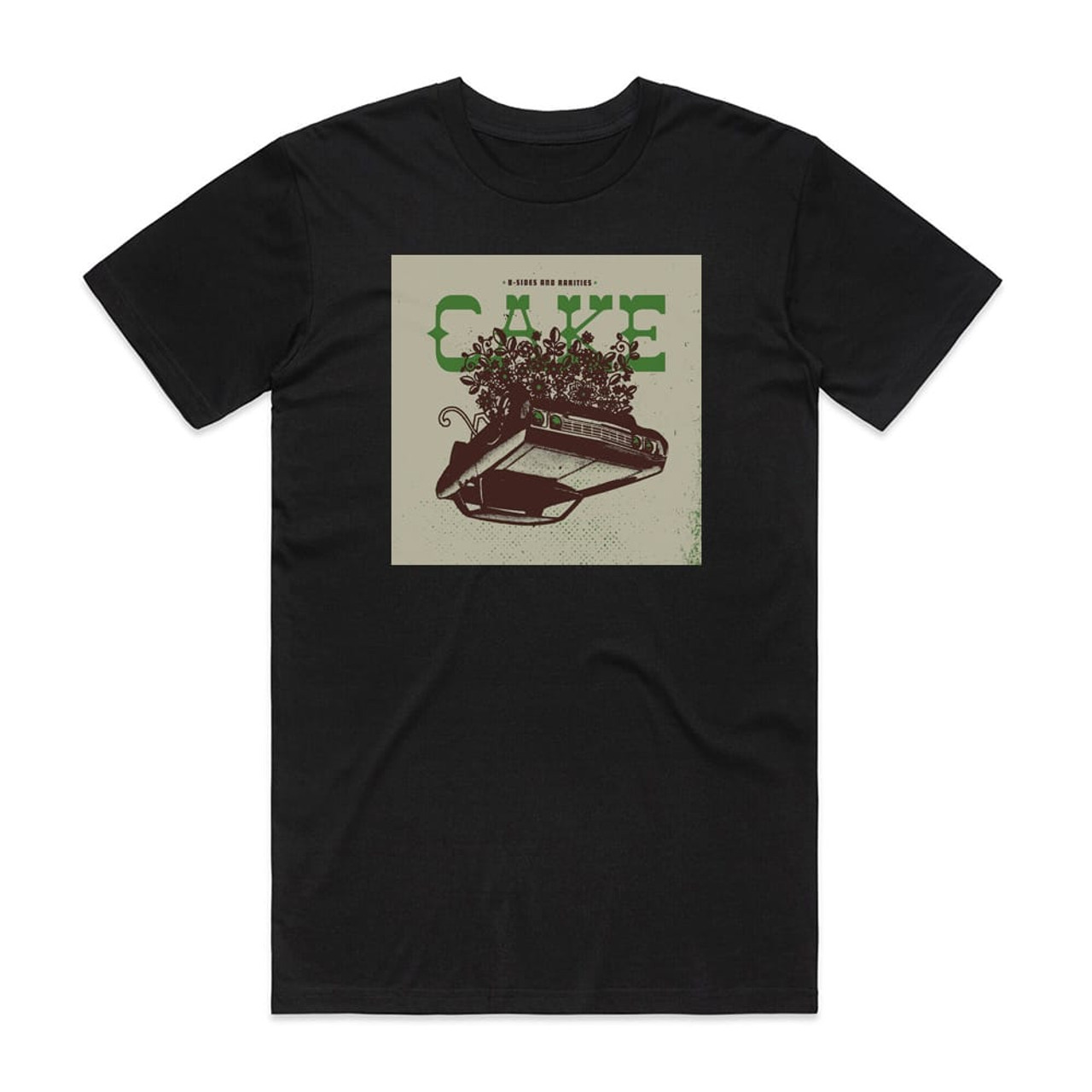 CAKE B Sides And Rarities 1 Album Cover T Shirt Black