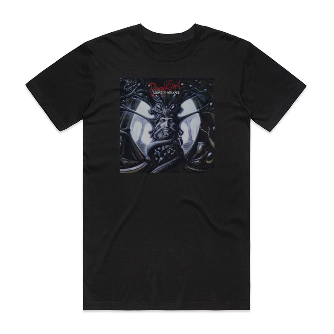 Dead End Ghost Of Romance Album Cover T-Shirt Black