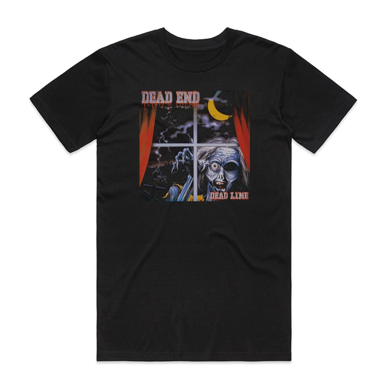 Dead End Dead Line Album Cover T-Shirt Black