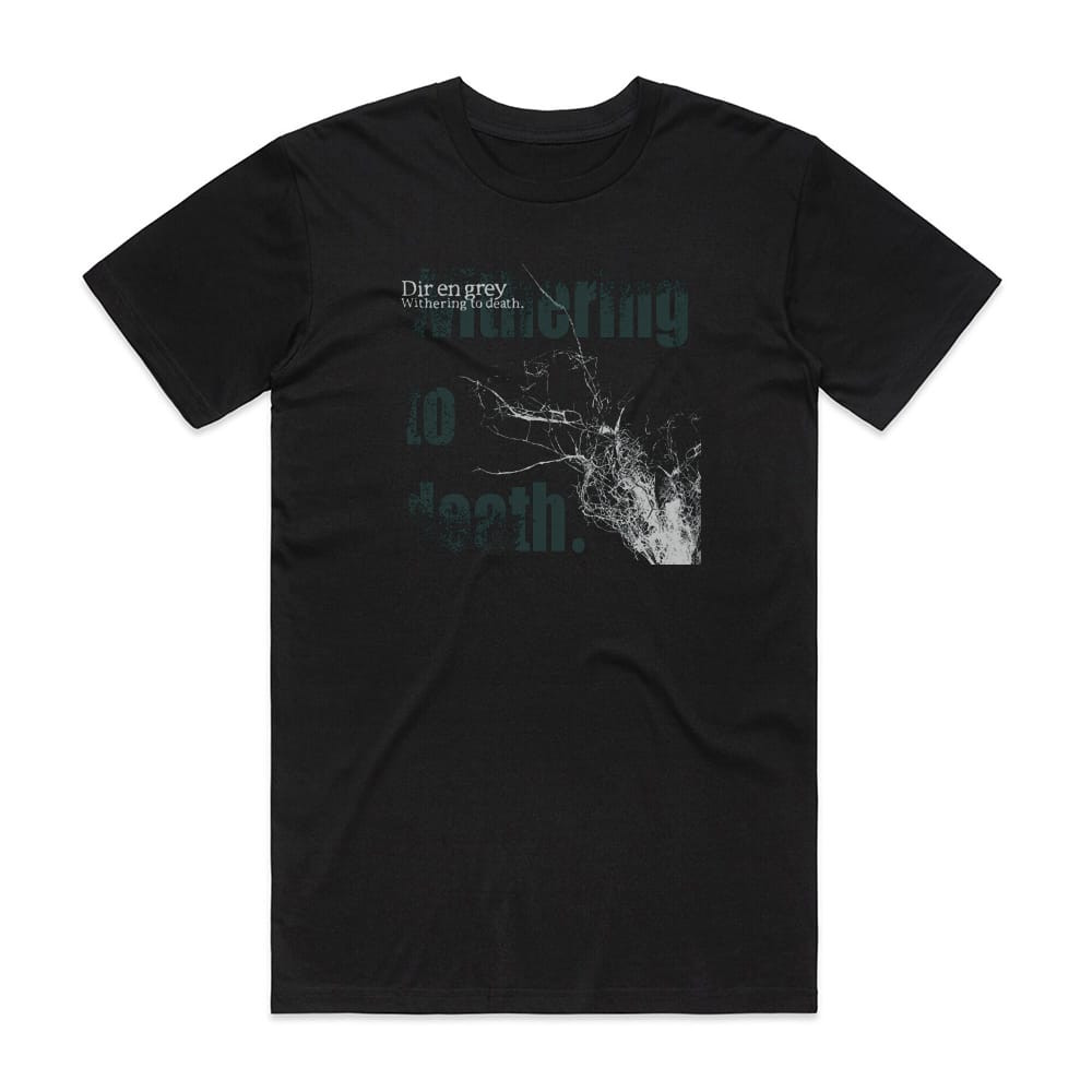 DIR EN GREY Withering To Death Album Cover T-Shirt Black