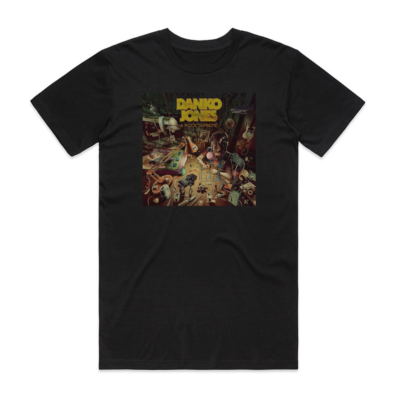 Danko Jones A Rock Supreme Album Cover T-Shirt Black