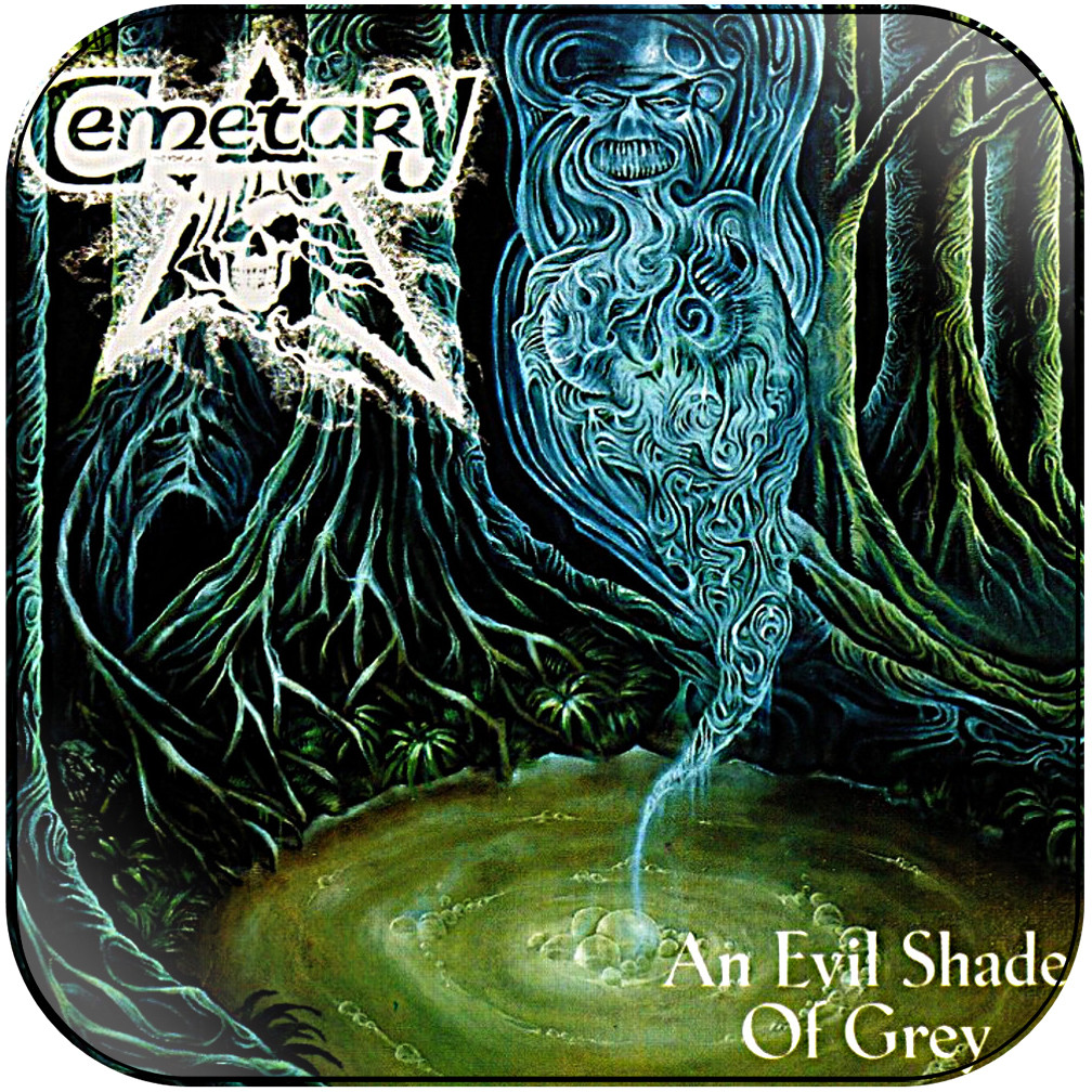 Cemetary An Evil Shade Of Grey Album Cover Sticker Album Cover Sticker