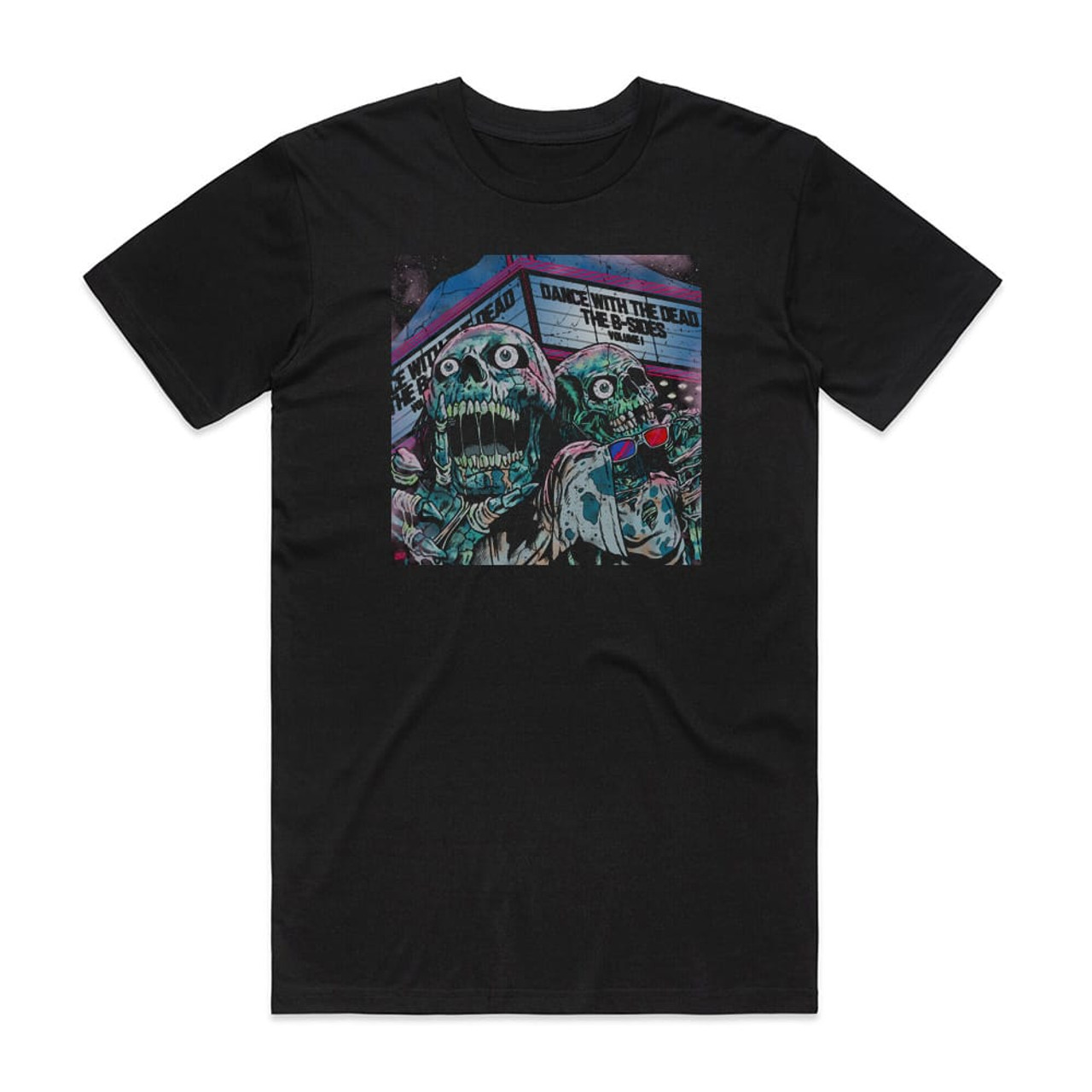 Dance With the Dead B Sides Volume 1 Album Cover T Shirt Black