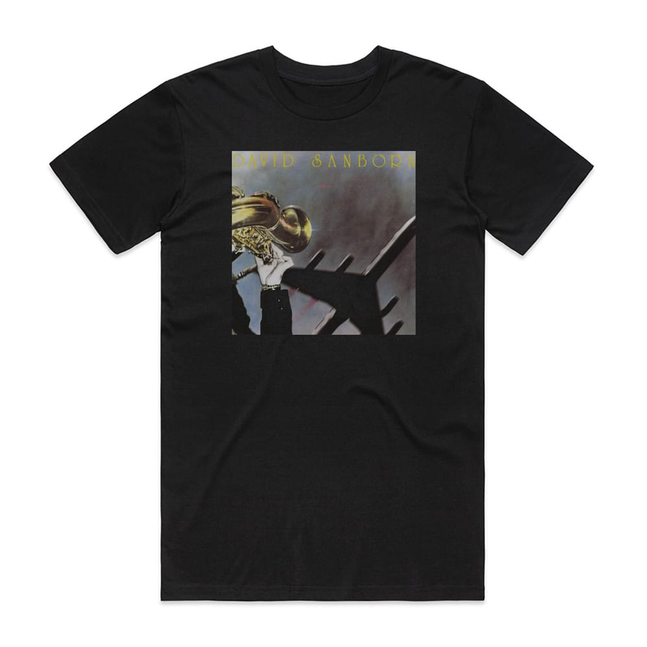 David Sanborn Taking Off Album Cover T-Shirt Black