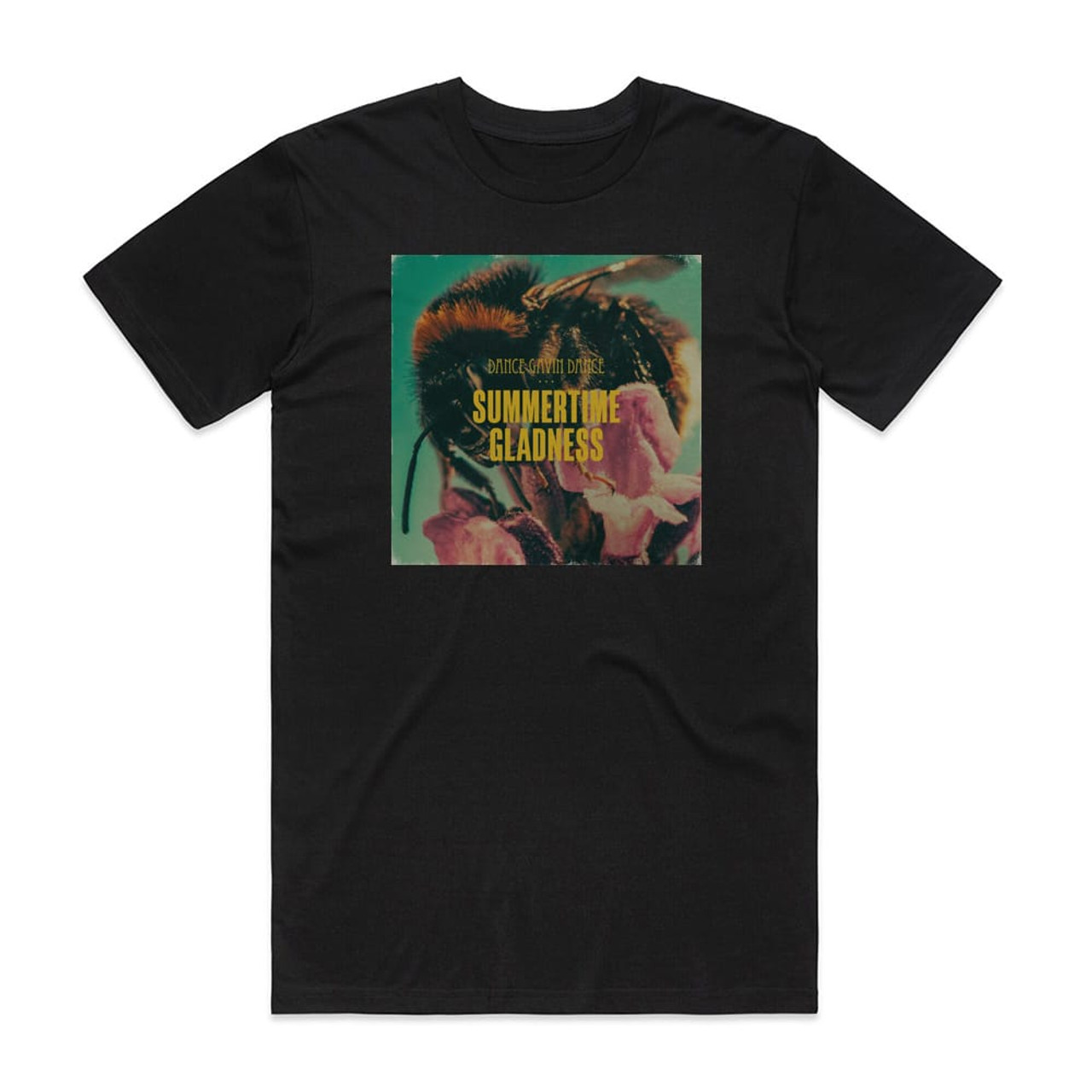 Dance Gavin Dance Summertime Gladness Album Cover T-Shirt Black