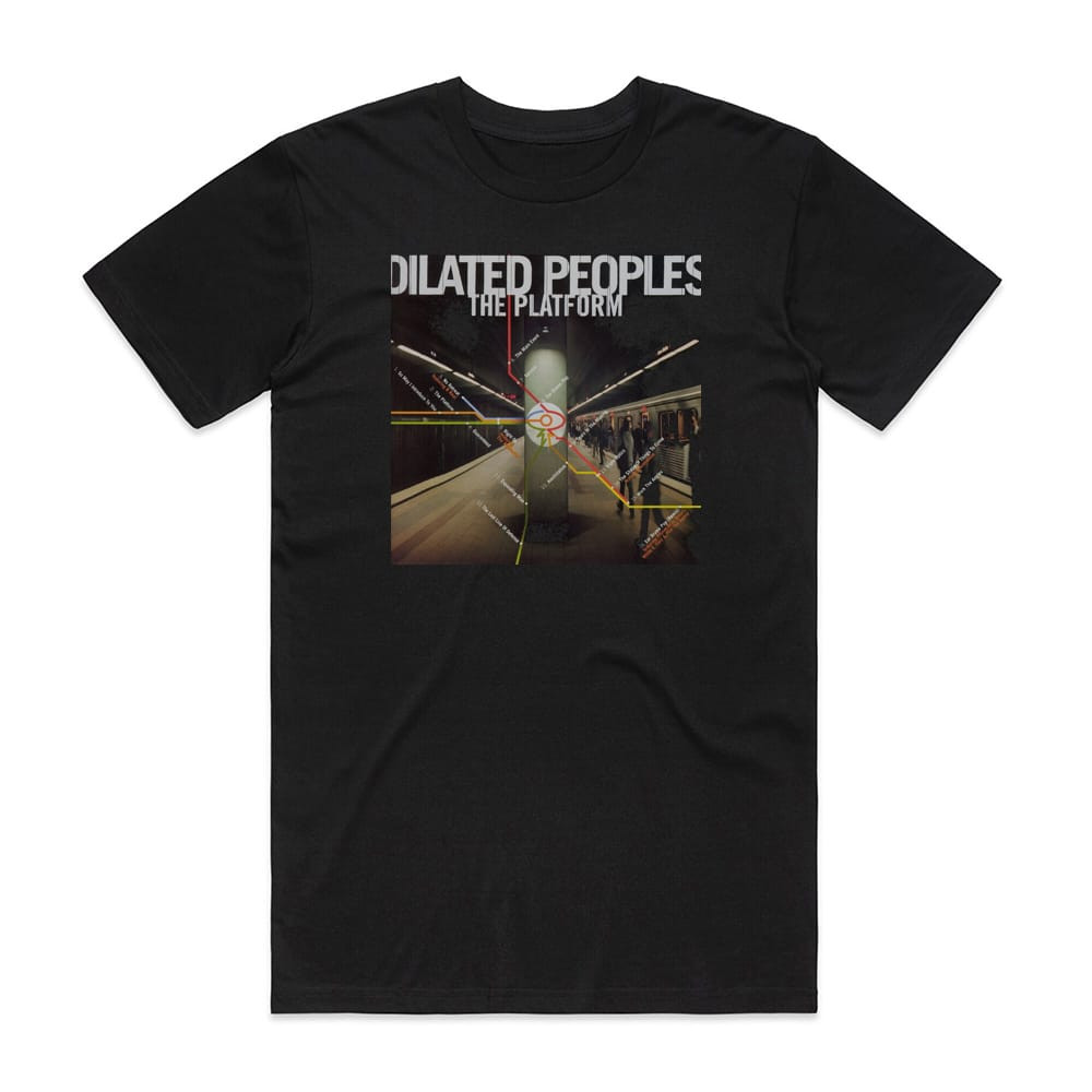 Dilated Peoples The Platform Album Cover T-Shirt Black
