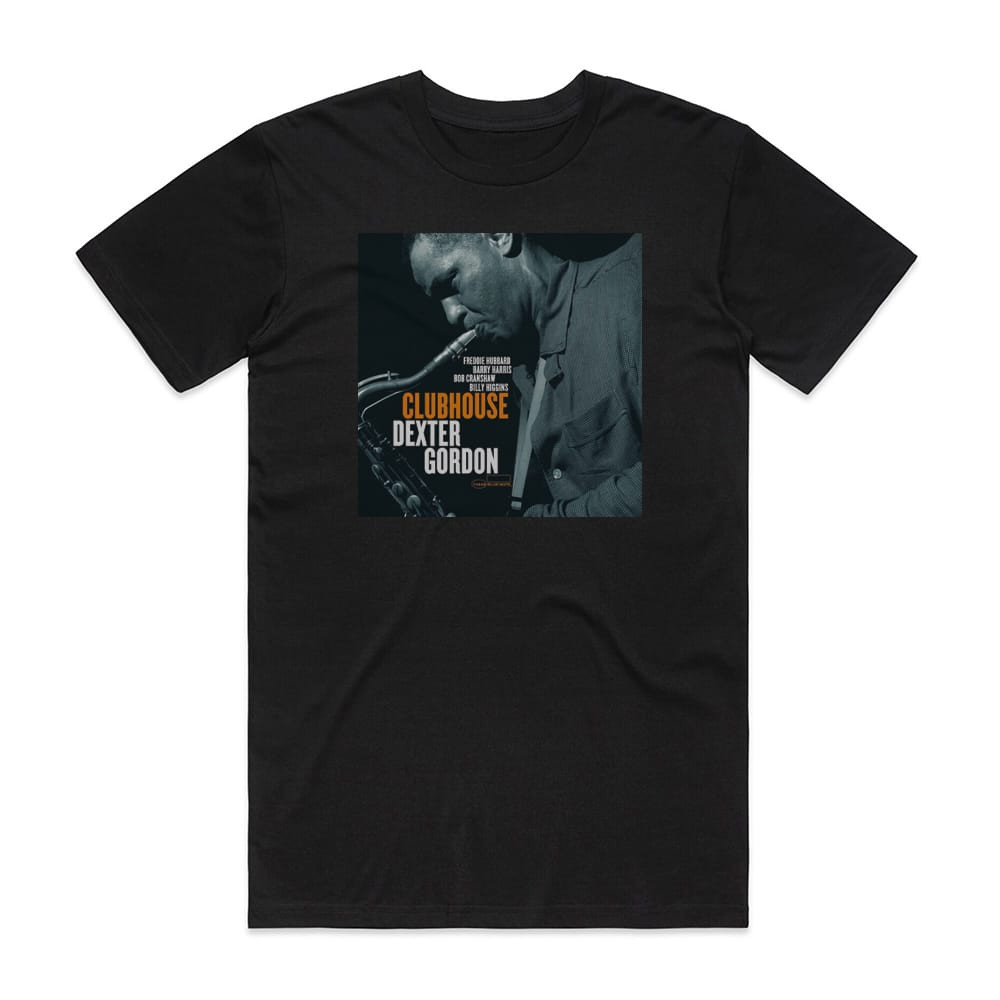 Dexter Gordon Clubhouse Album Cover T-Shirt Black