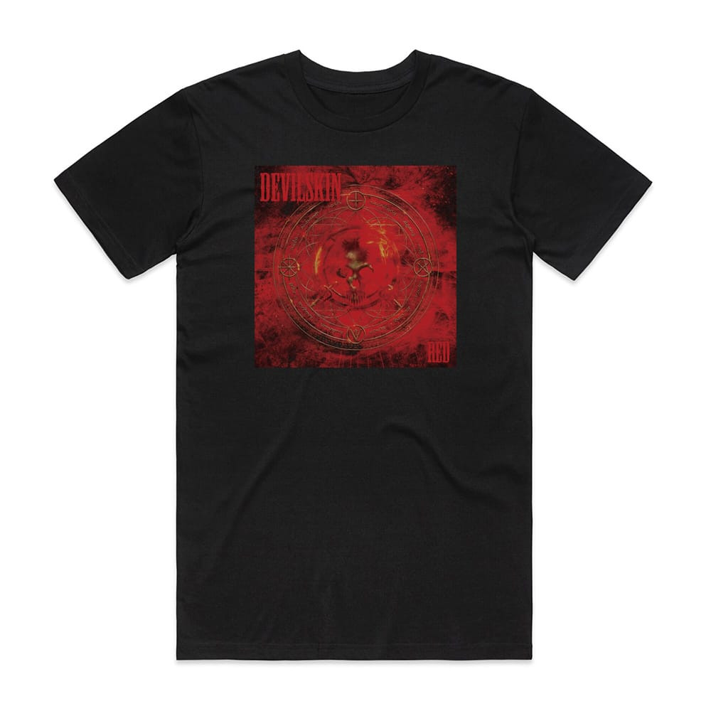 Devilskin Red Album Cover T-Shirt Black