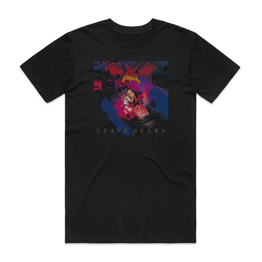 Dark Angel Leave Scars Album Cover T-Shirt Black
