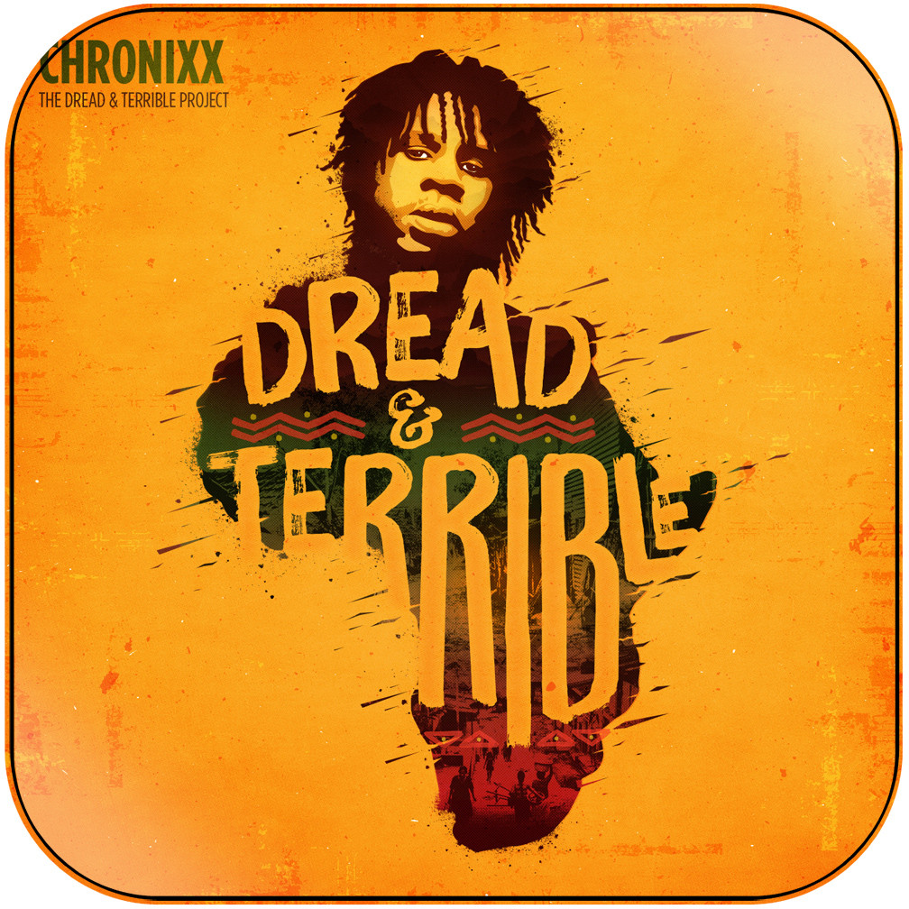 Dread & Terrible　chronixx Chronixx Dread Terrible Album Cover Sticker Album Cover Sticker