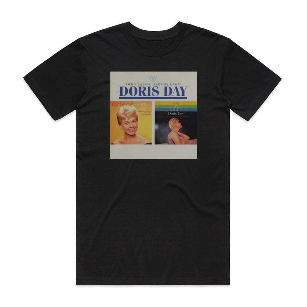 Doris Night Doris Day Day By Day Day By Night Album Cover T-Shirt Black