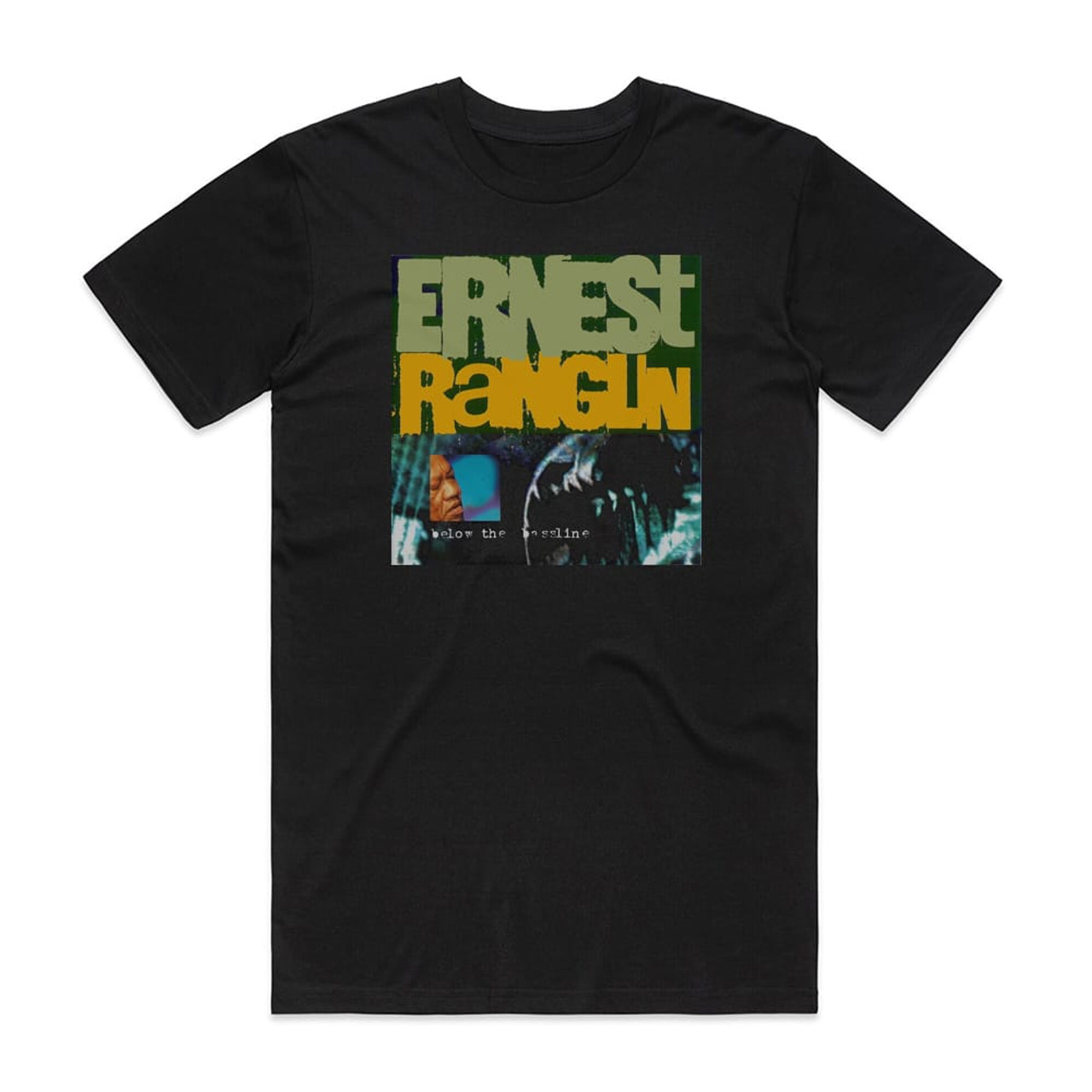 Ernest Ranglin Below The Bassline Album Cover T-Shirt Black